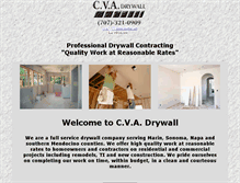 Tablet Screenshot of c-v-a-drywall.com